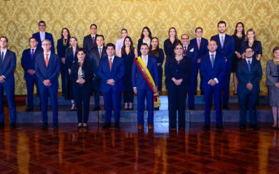 Noboa reforma su gabinete en medio de los apagones y la consulta popular en Ecuador