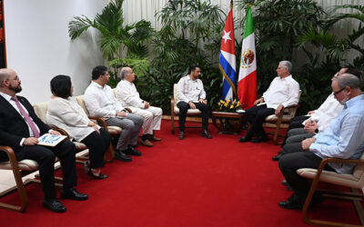 Dialogó Presidente cubano con funcionario mexicano