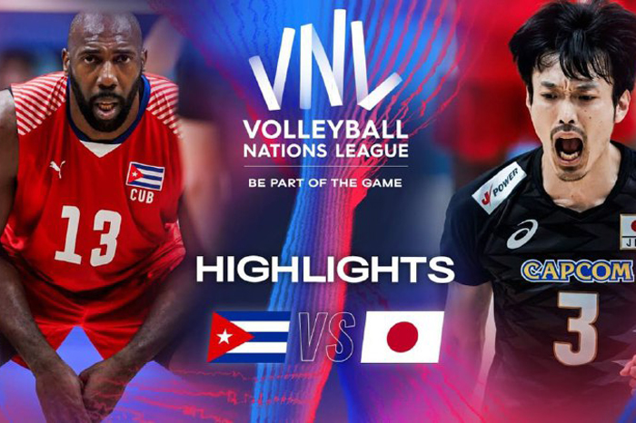 Cae Cuba ante Japón y pierde invicto Liga de Naciones de Voleibol