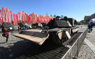 VIDEO: La exposición de maquinaria bélica de la OTAN destruida por las tropas rusas