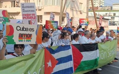Por Palestina libre conga contra la Homofobia y la Transfobia en Cuba (+Fotos)