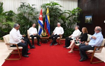 Venezuela agradeció a Díaz-Canel apoyo incondicional de Cuba (+Fotos)