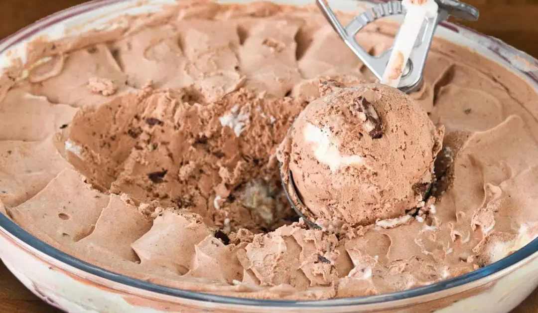 Con solo 2 ingredientes hago el mejor helado de chocolate del mundo