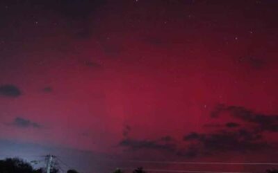 Avistan rara aurora boreal en Cuba