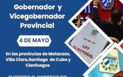 Electos gobernadores y vicegobernadores en cuatro provincias de Cuba