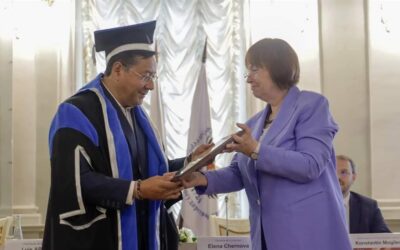Condecoran en Rusia a presidente de Bolivia como Doctor Honoris Causa (+Fotos)