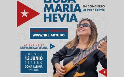 Cantautora Liuba María Hevia crea expectativas en Bolivia