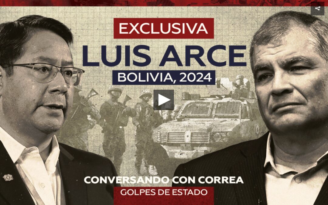 EXCLUSIVA: Luis Arce conversa con Rafael Correa tras la intentona golpista en Bolivia