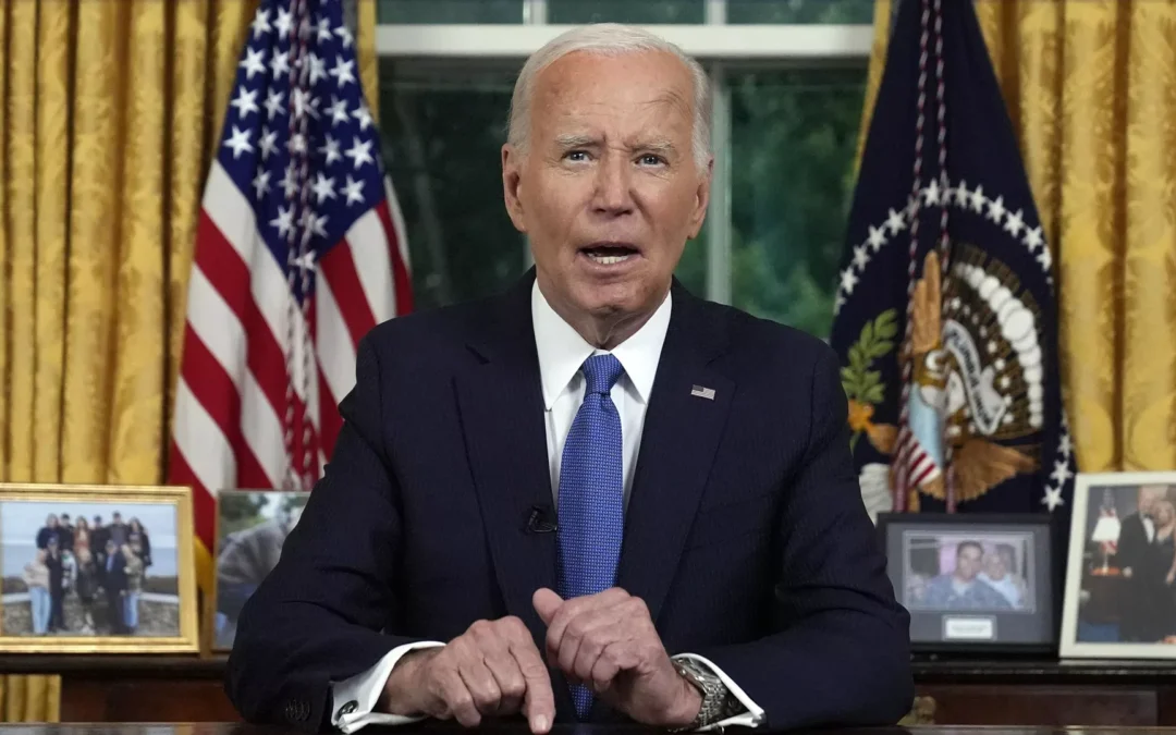 Biden justifica su renuncia a la contienda: «Lo mejor es pasar la antorcha a una nueva generación»