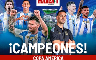 Argentina festeja triunfo en Copa América
