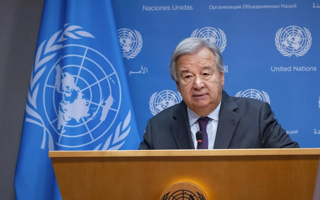 Rusia acusa a Guterres de «doble rasero» por su reacción a la caída de un misil en hospital de Kiev