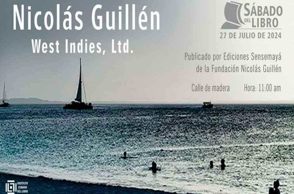 Males de una sociedad ante aguda mirada de poeta Nicolás Guillén