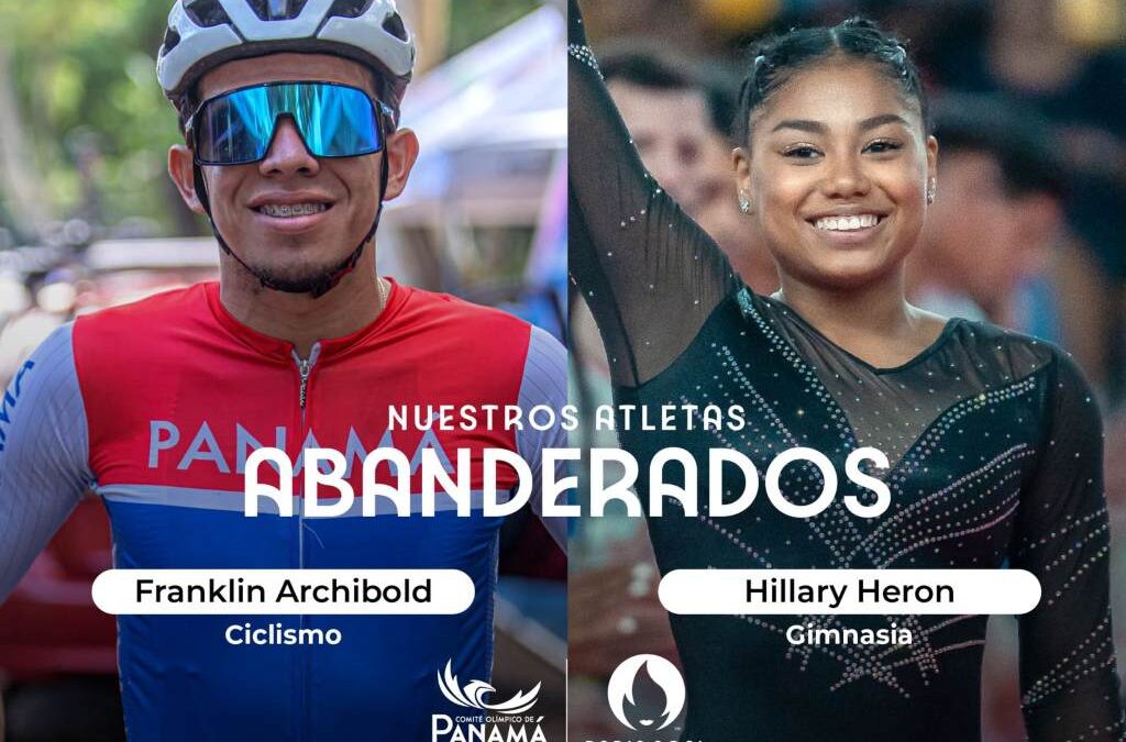 Gimnasta y ciclista serán abanderados de Panamá en París 2024