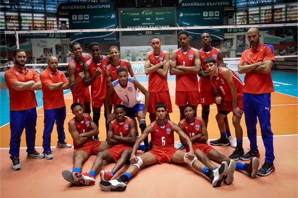 Cuba- Libia por los puestos 9-12 de mundial sub 17 voleibol (m)