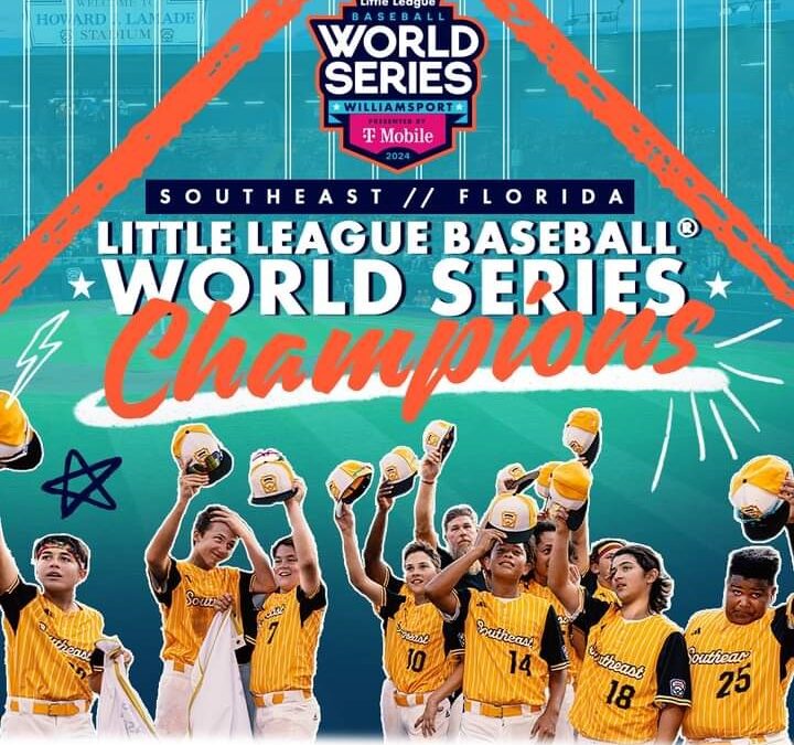 Florida es campeón en Serie Mundial de Pequeñas Ligas