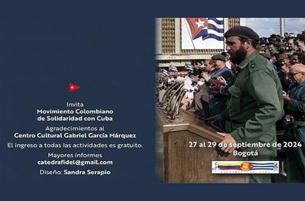Celebran en Bogotá Encuentro Nacional de Solidaridad con Cuba