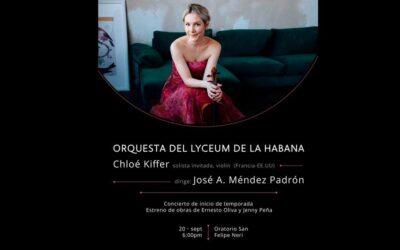 Violinista franco-americana actuara en Cuba