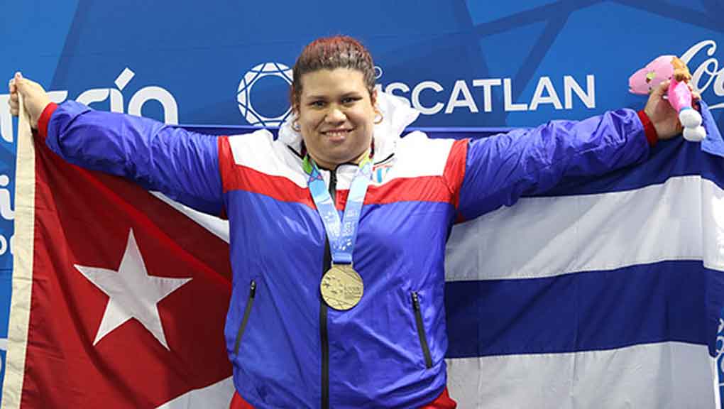 Cubana Sarría reinó en Mundial (j) de pesas