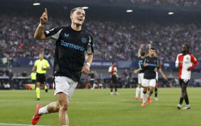 Leverkusen debuta con goleada en Liga de Campeones de fútbol
