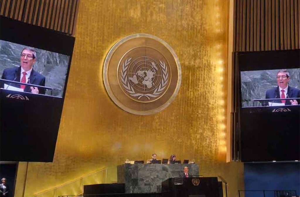Asamblea General de ONU, otra vez tribuna contra bloqueo a Cuba