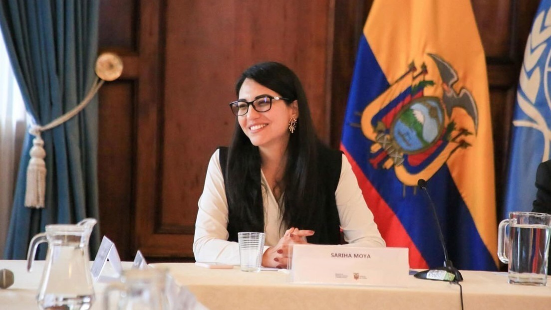 La nueva vicepresidenta encargada de Ecuador, Sariha MoyaSecretaría Nacional de Planificación