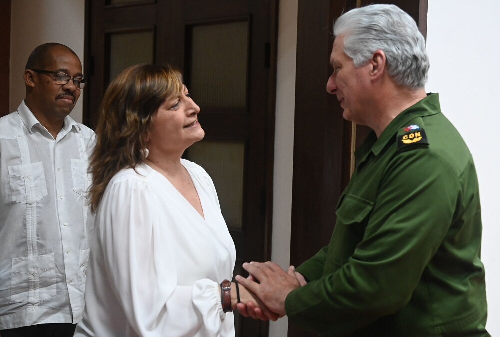 Recibe Díaz-Canel a Secretaria Ejecutiva del Foro de Sao Paulo