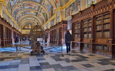 Libros al revés y otras curiosidades sobre la biblioteca de San Lorenzo de El Escorial