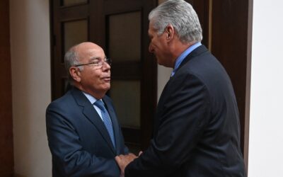 Recibe Díaz-Canel al Canciller de Brasil