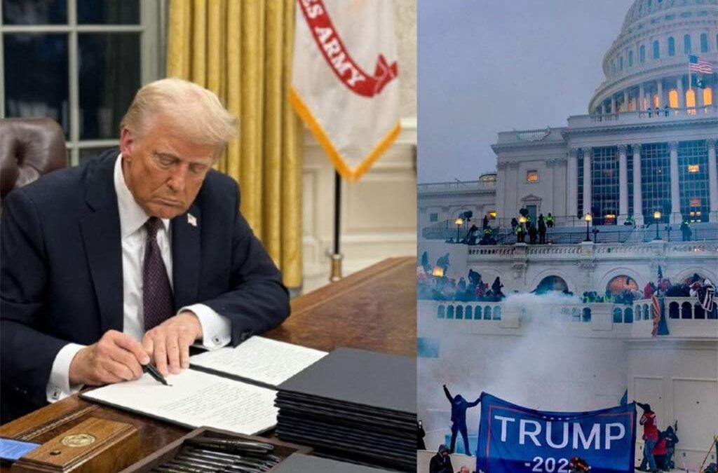 Críticas a indultos de Trump por asalto al Capitolio de EEUU