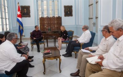 Secretario de ALBA-TCP se reune con vicecanciller de Cuba