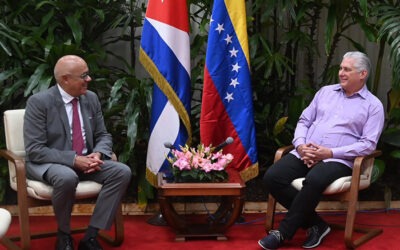 Recibe Díaz-Canel a Presidente de Asamblea Nacional de Venezuela