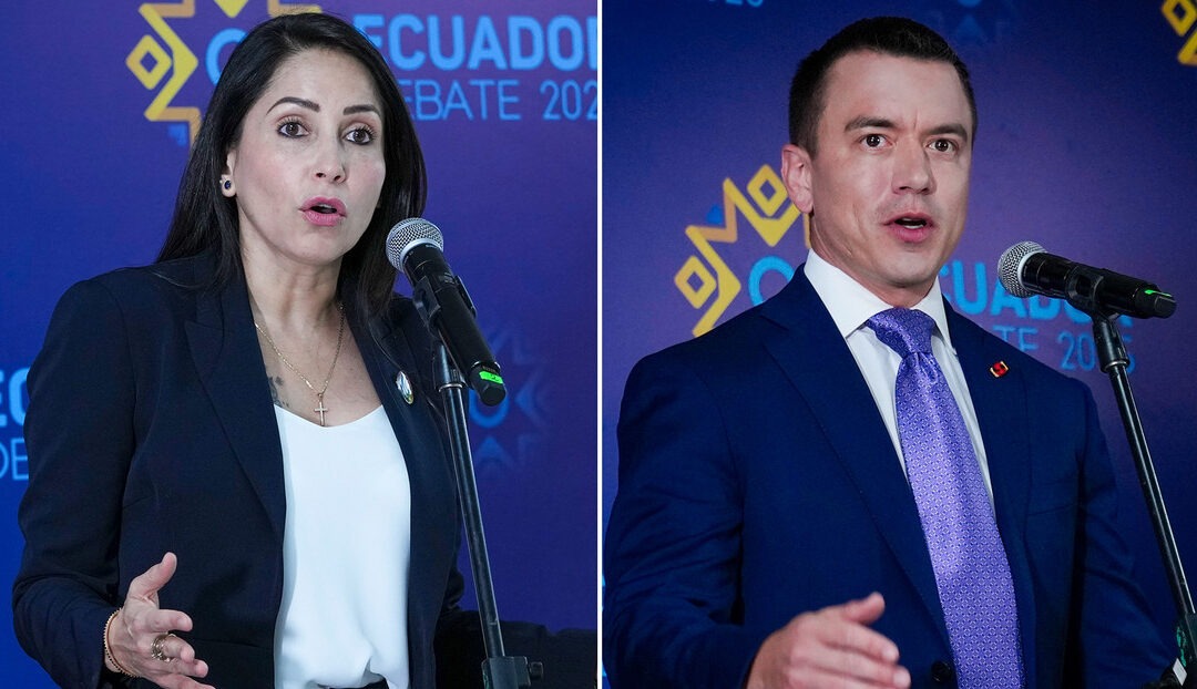 ¿González o Noboa? Los candidatos perdedores inclinan las balanzas en Ecuador