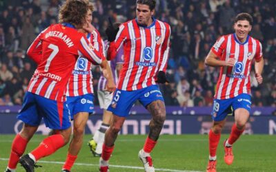 Atlético de Madrid se acerca a la cima del fútbol español
