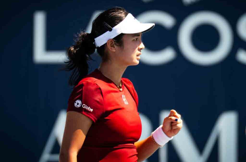 Tenista filipina Eala por mantener paso ganador en Miami
