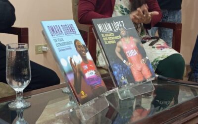 Presentan libros sobre Mijaín y Omara en la jornada de la Prensa Cubana