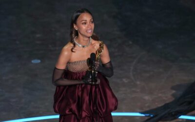 Zoe Saldaña mejor actriz de reparto en los Oscar