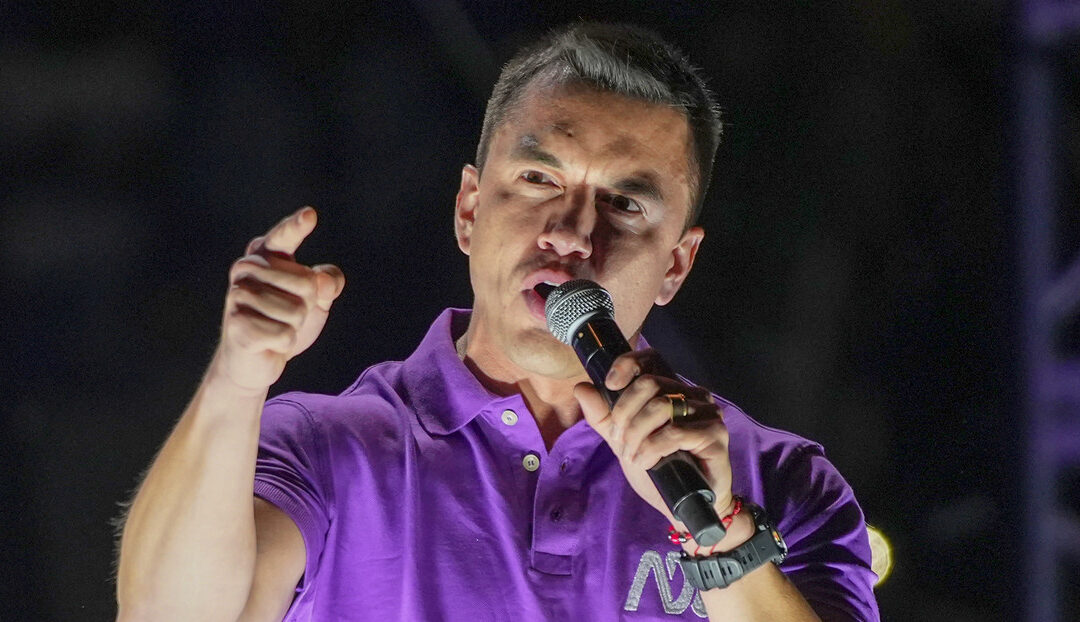 Noboa decreta estado de excepción en Quito y siete provincias a un día de las elecciones