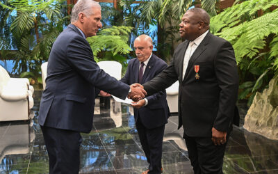 Recibió Díaz-Canel cartas credenciales de 10 nuevos embajadores (+ Fotos)