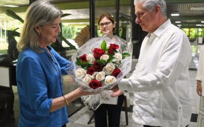 Recibe Presidente Díaz-Canel a Su Alteza Real, Carolina, Princesa de Mónaco y de Hannover