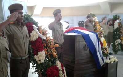 Homenaje de Raúl y Díaz-Canel a José Martí a 130 años de su muerte