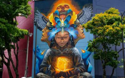 Metáfora del equilibrio, el mural colombiano más hermoso del mundo