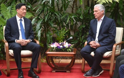 Recibe Presidente de Cuba a alto dirigente deportivo de China