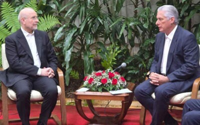 Recibió Díaz-Canel a líder de Asamblea Consultiva Islámica de Irán