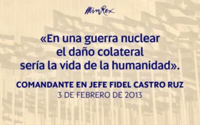 Llama presidente cubano a la eliminación de arsenales nucleares