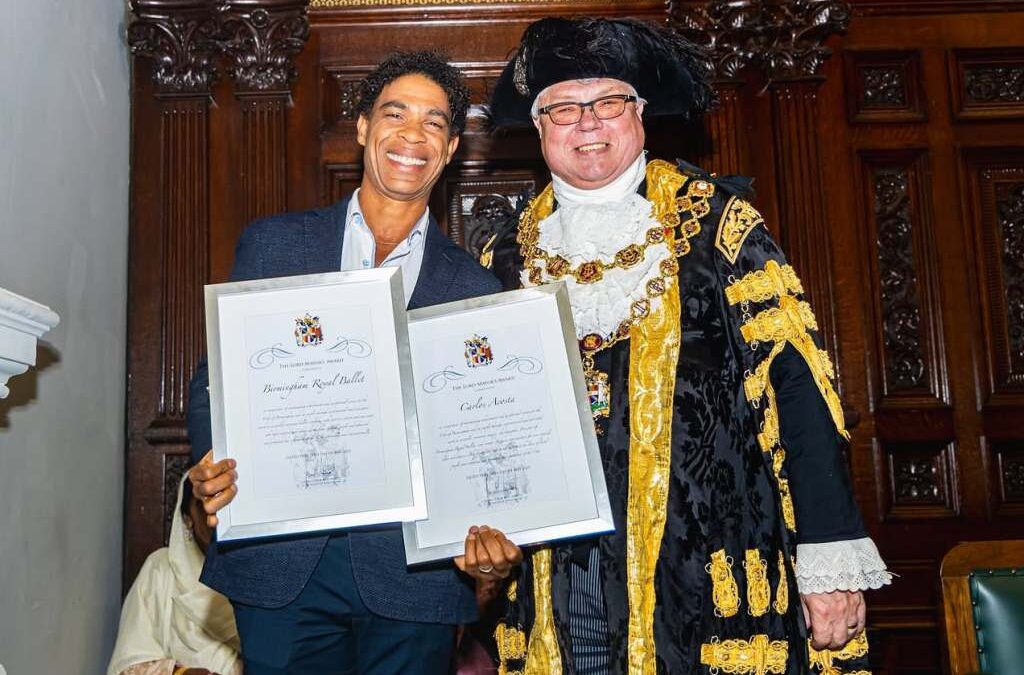 Carlos Acosta recibe premio Lord Mayor de Birmingham