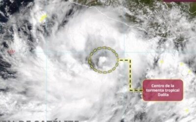Tormenta tropical Dalila se forma en Pacífico de México