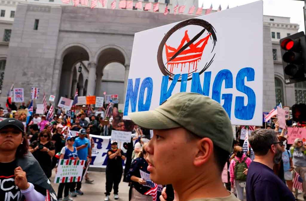 Protestas «Sin Reyes» congrega a millones en Estados Unidos (+Fotos)
