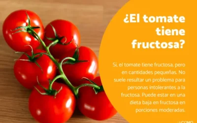 ¿El tomate tiene fructosa? ¿Es apto para personas intolerantes o no?