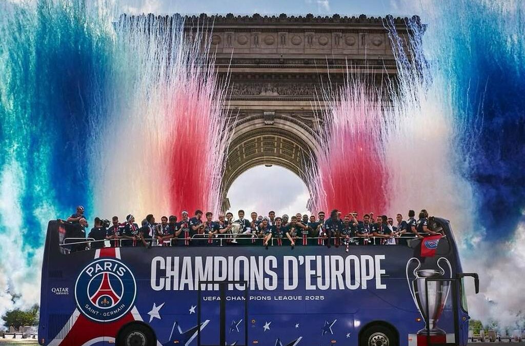 París agasaja al PSG tras conquista de la Champions