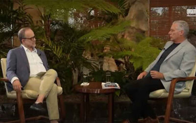 Presidente cubano se entrevista con el periodista Breno Altman
